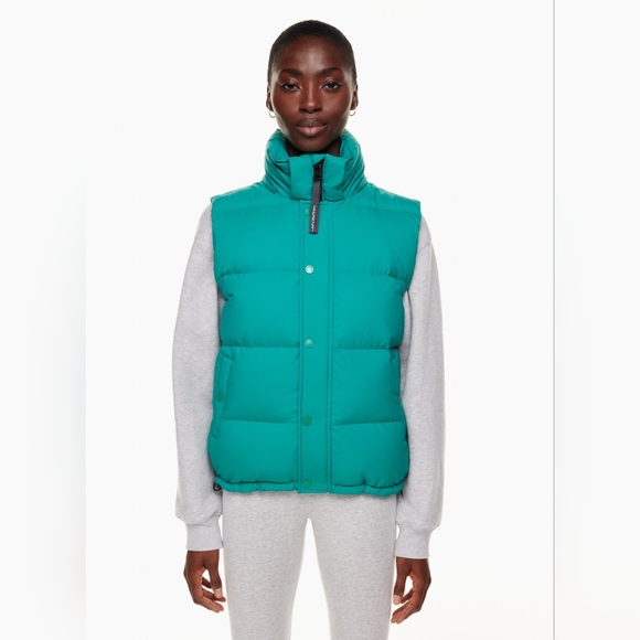Aritzia Jackets & Blazers - SOLD *** Super World™ THE SUPER PUFF™ Vest — Beryl Green — XXS